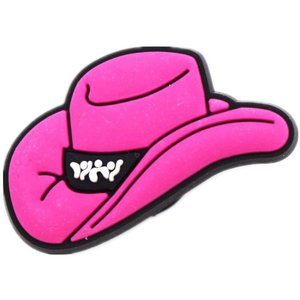 Croc Charm Pink Cowgirl Hat